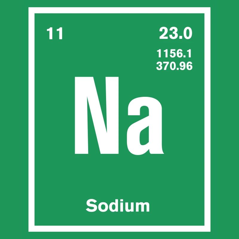 Natrium / Sodium Element im Periodensystem