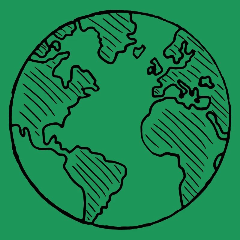 Graphiques vectoriels globe