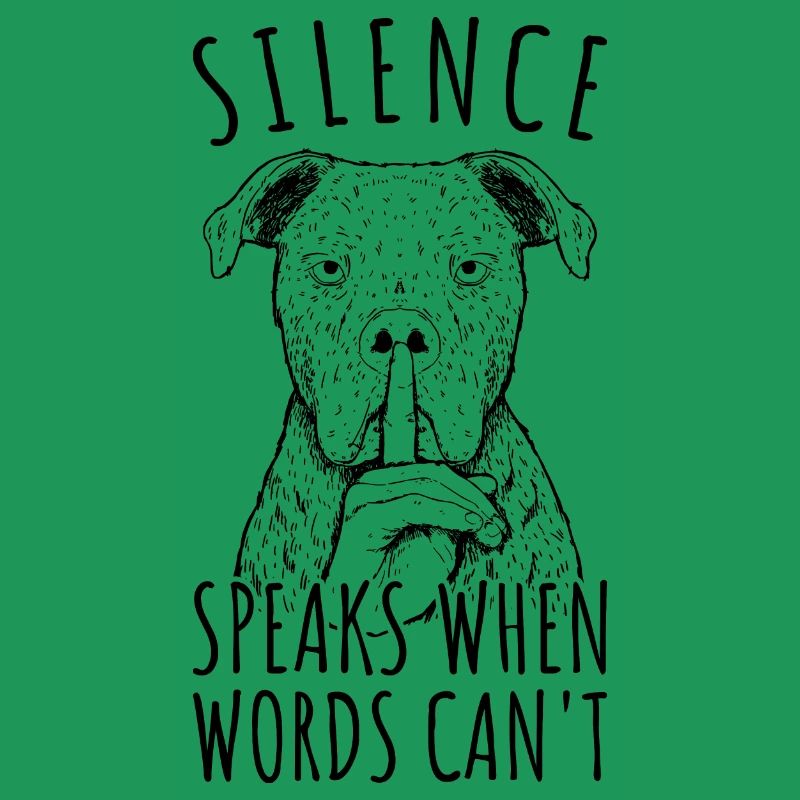 Le silence parle quand les mots ne le peuvent pas - Deep Thinker
