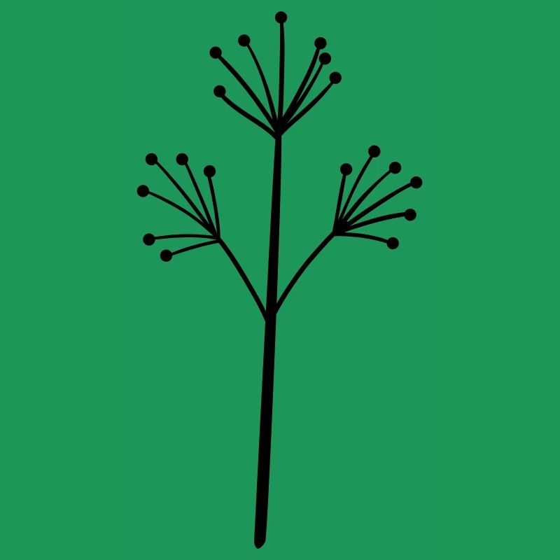 Abstrakte Botanisch Blume, Element