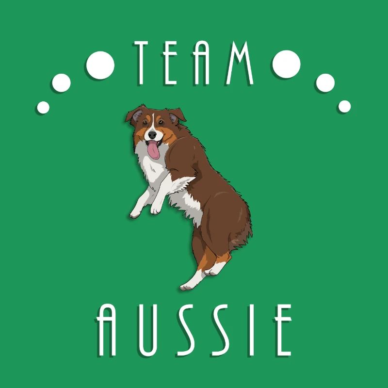 Team Aussie - Red Tri (bobtail)