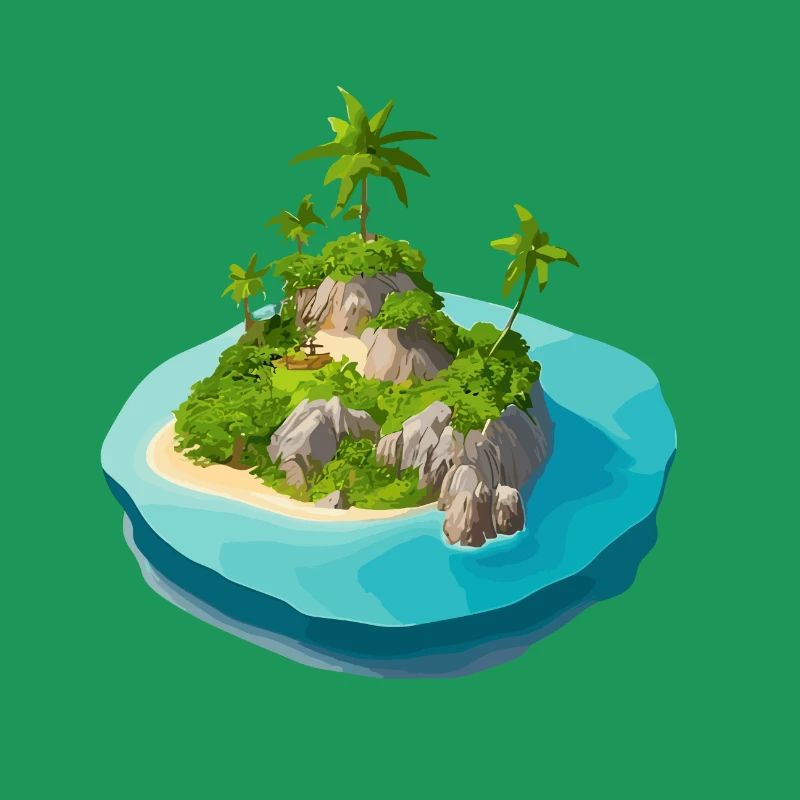 Island vectorized