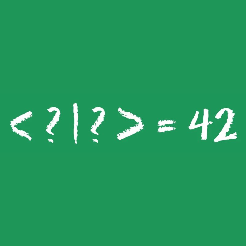 Beste Quantum Joke Ever: Bra-Ket = 42 (Blackboard)