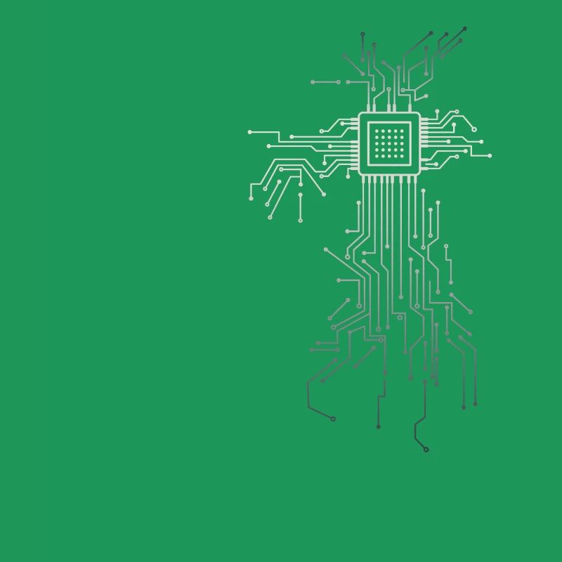PCB circuit boards layout CPU heart computer admin