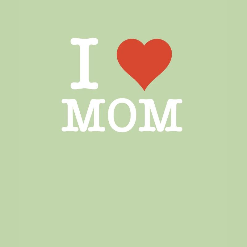 I Love Mom Mutter Muttertagsgeschenk