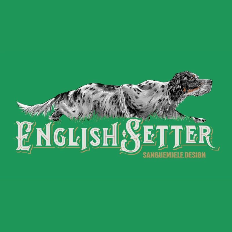 Englisch Setter kriechen