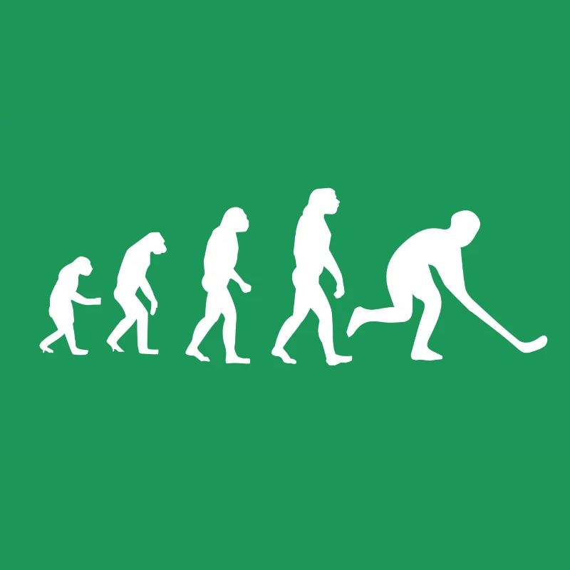Idée de cadeau Hockey Design Evolution Blanc