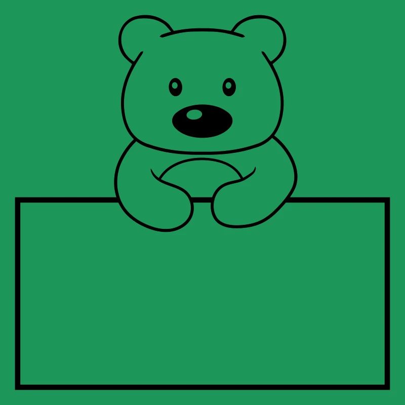 frame name shield text write teddy grizzly ba