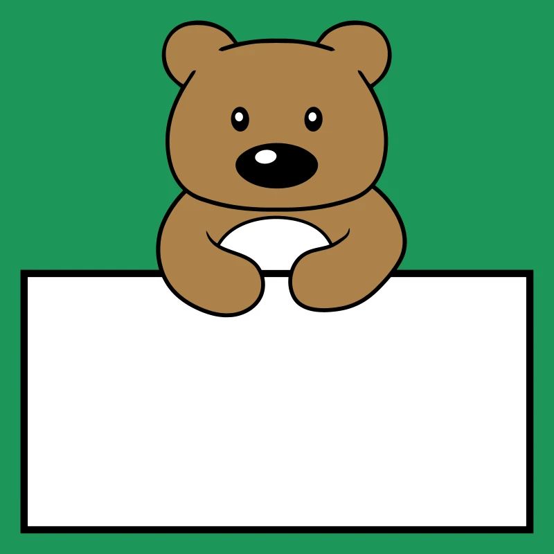 name shield frame text write teddy grizzly ba