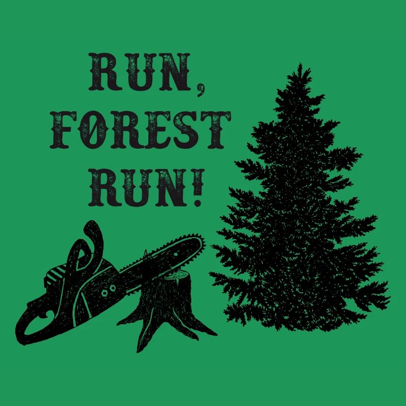 Run forest run forester gift idea funny forest