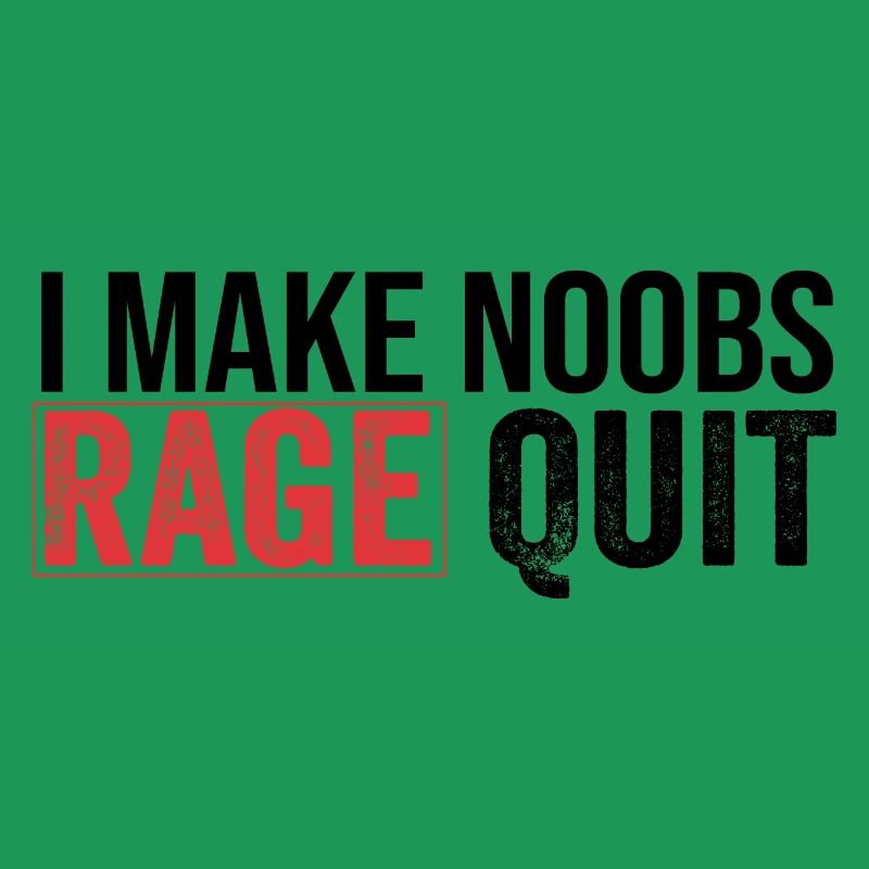 je fais noobs ragequit