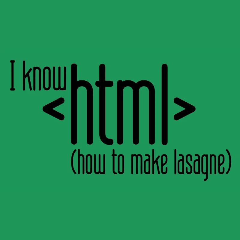I know HTML