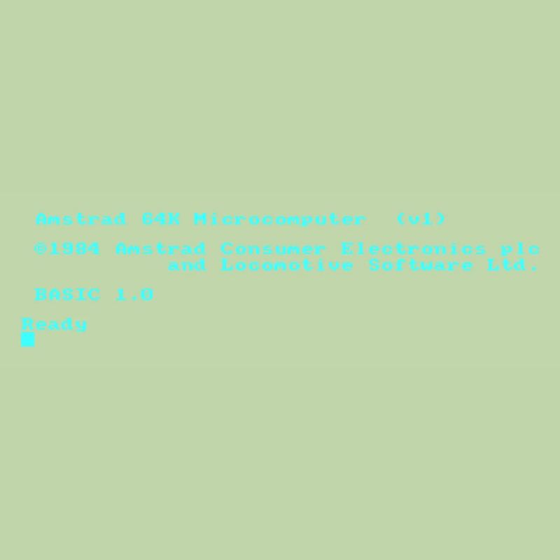 Amstrad CPC 464 Green Screen BASIC retro computer
