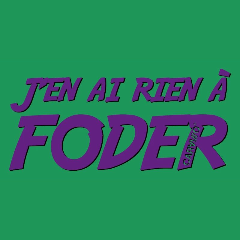 J en ai rien a foder Violet