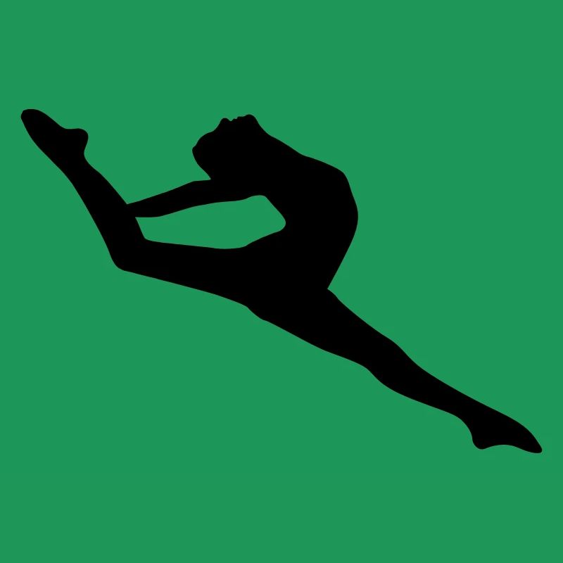 Vektor Balletttänzer Silhouette