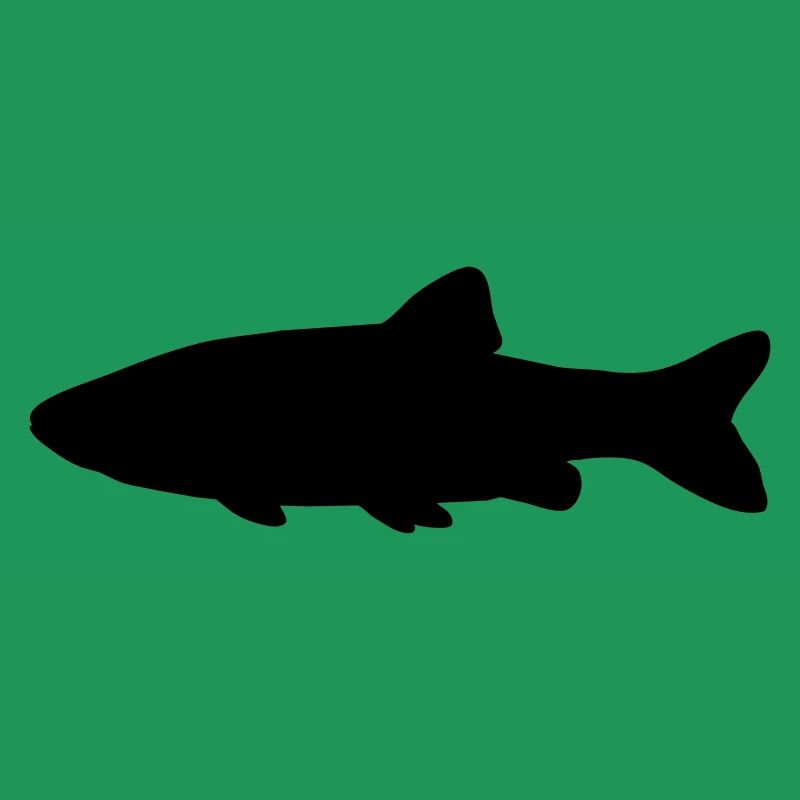 Chiot de silhouette de poisson