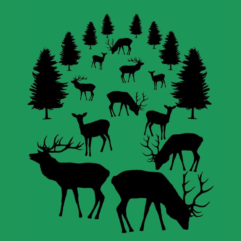 Deer, roe deer, red deer, fallow deer, deer, roebuck