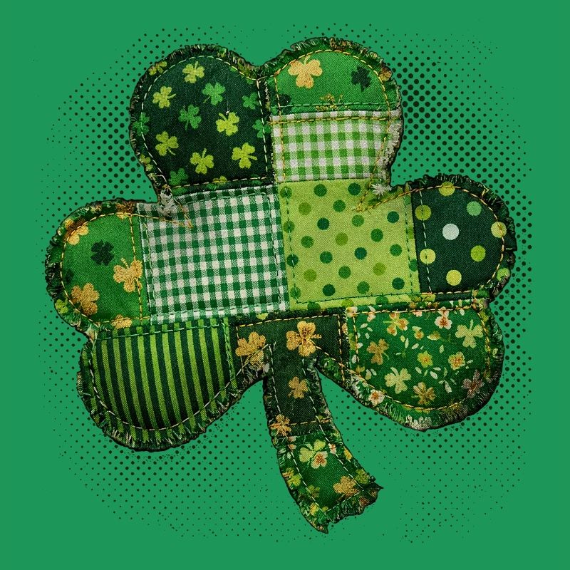 Kleeblatt – Vintage Patchwork St. Patrick’s