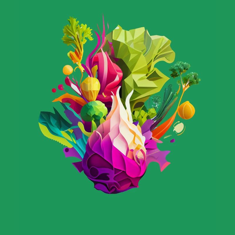 Vegetables Different Types Abstract