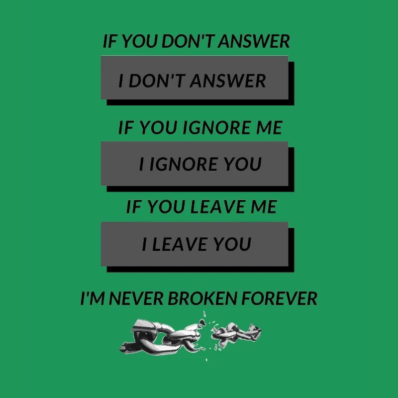 I'm Never broken forever