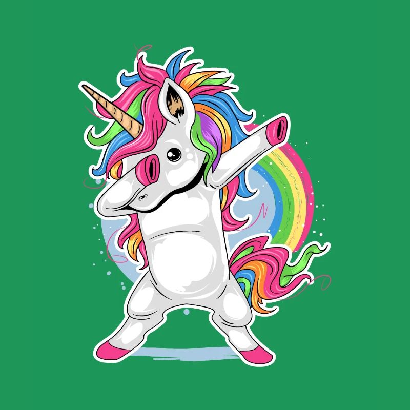 Einhorn Comic Dapping