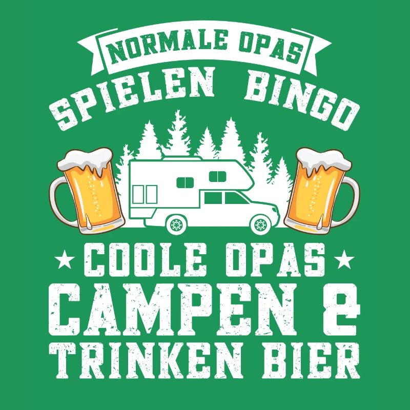 Campen Bier Opa Camping & bier Bier Geschenk