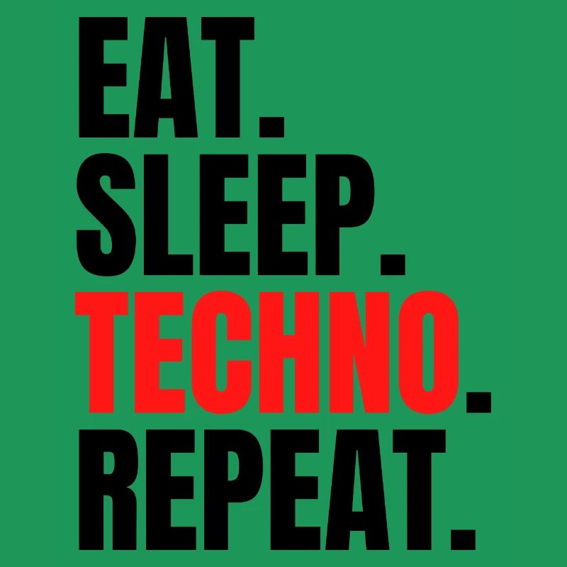 manger du sommeil techno répéter