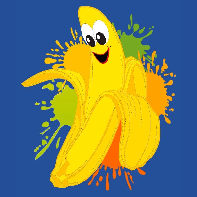 Explosion de couleur banane joyeuse