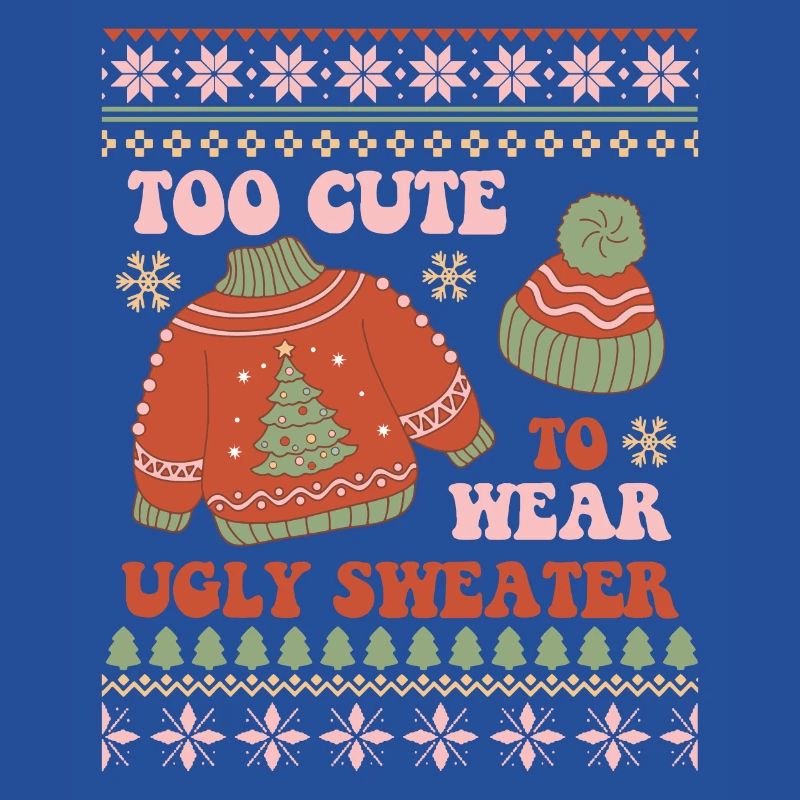 Pull de Noël moche