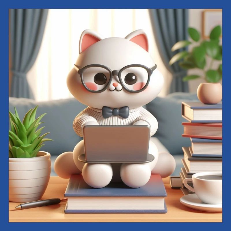 3D-Computer-Katze