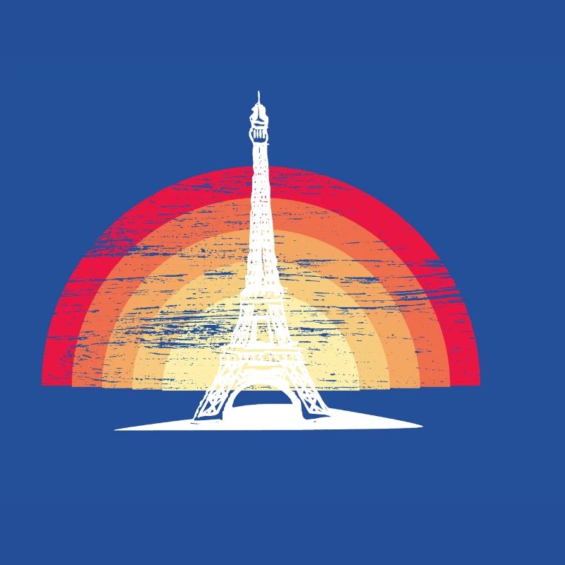 Sunset in Paris - with Eiffel Tower