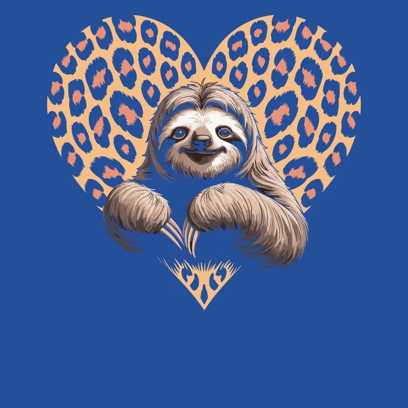 Sloth with Leo Pattern