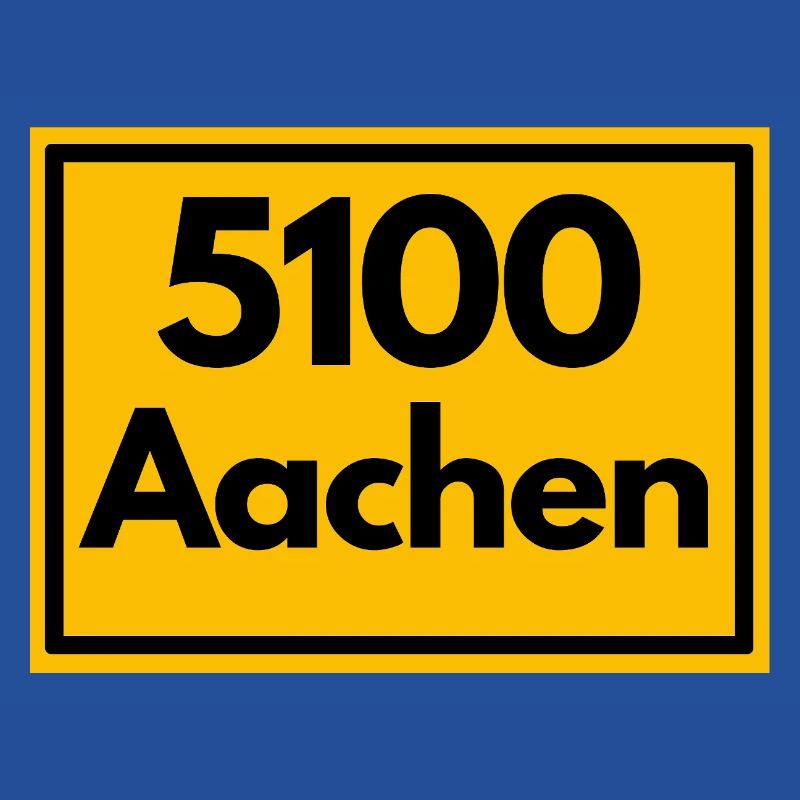 ANCIEN CODE POSTAL RETRO 5100 AACHEN DREILÄNDER