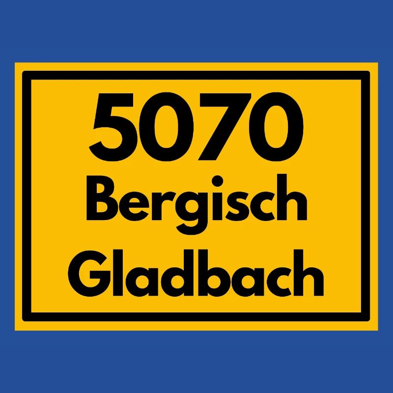 ANCIEN CODE POSTAL RETRO 5070 BERGISCHGLADBACH