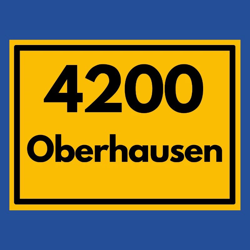 ANCIEN CODE POSTAL RETRO 4200 OBERHAUSEN RUHR