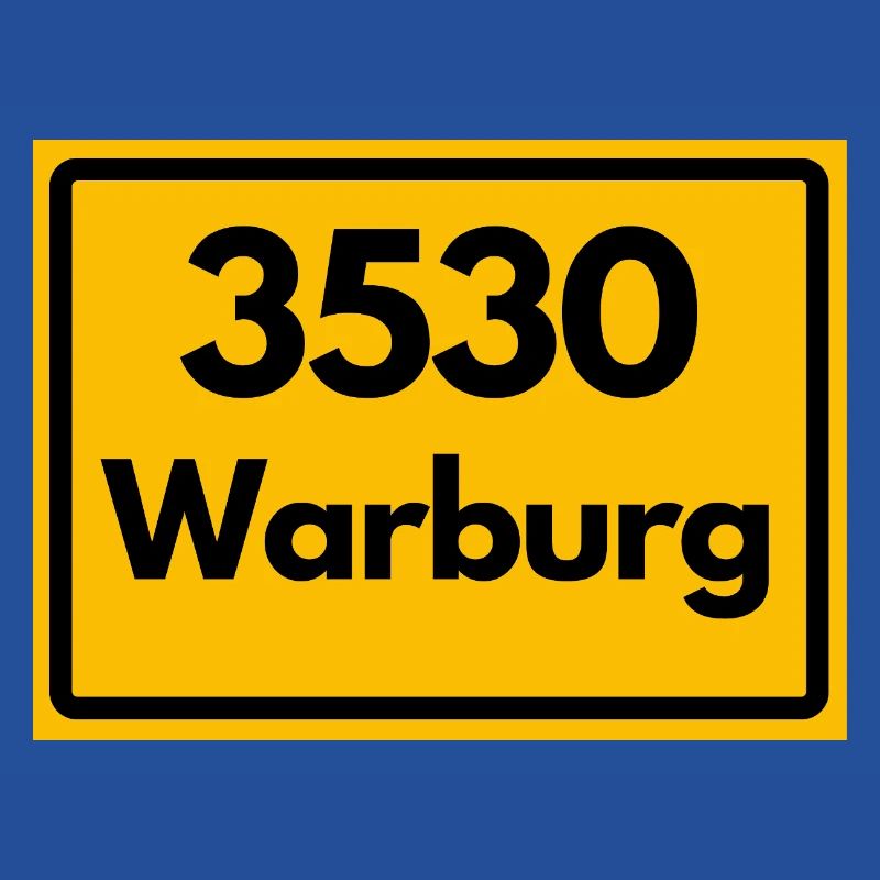 ANCIEN CODE POSTAL RETRO 3530 WARBURG HANSEMAUE