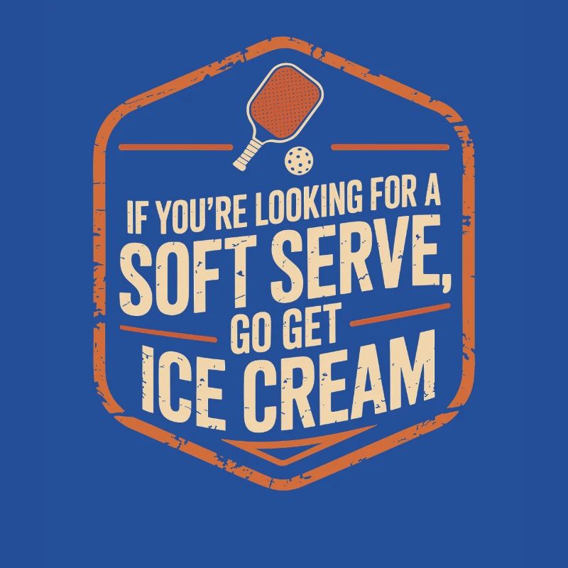 Pickleball Player Looking For Soft Serve Dinking