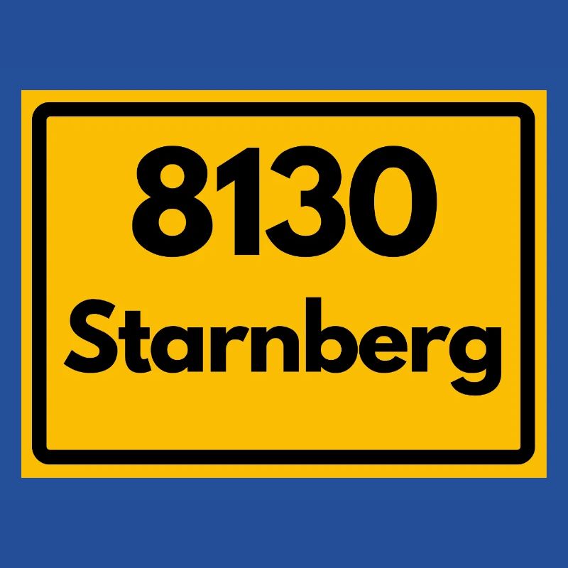 OLD POSTCODE POSTCODE RETRO 8130 STARNBERG HEIMAT