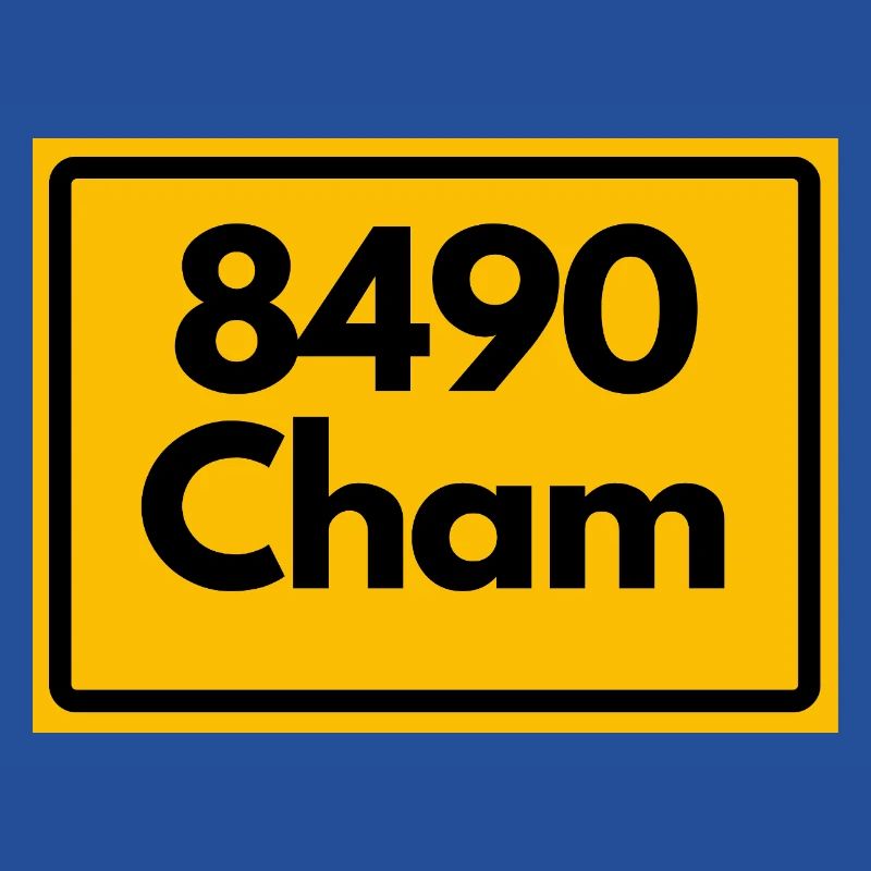 ANCIEN CODE POSTAL RETRO 8490 CHAM HEIMATSTOLZ