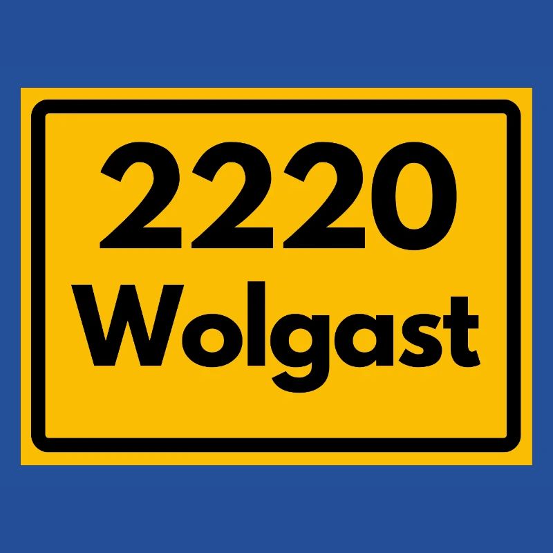 OLD POSTCODE POSTCODE RETRO 2220 WOLGAST HEIMAT