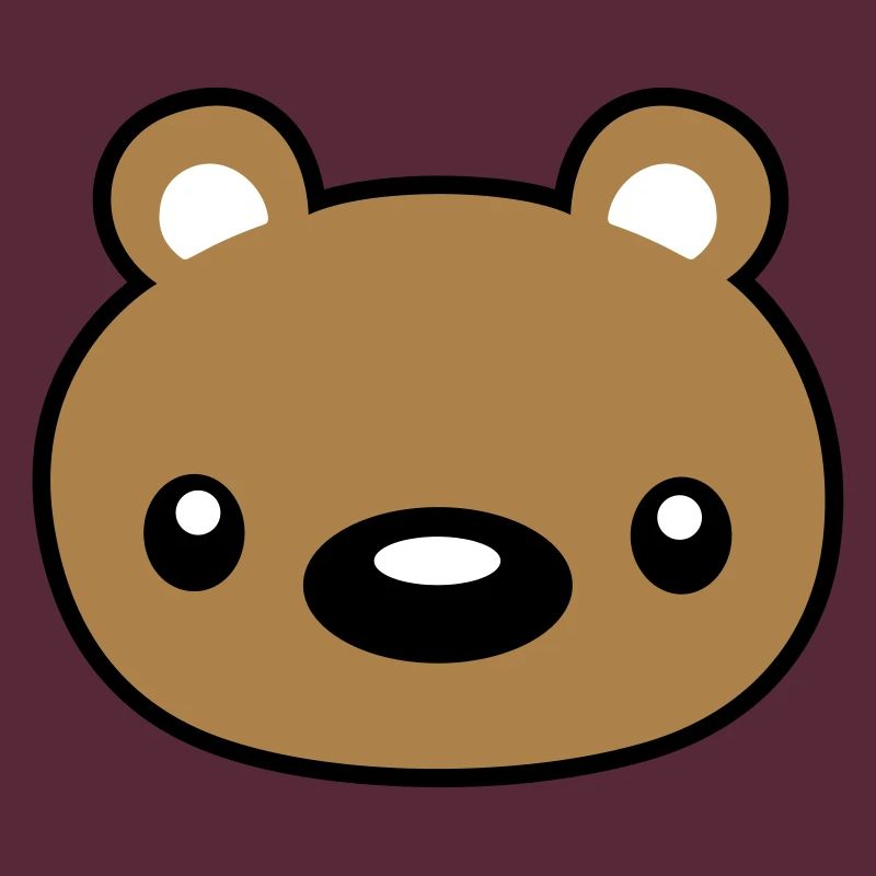teddy face head cuddly toy