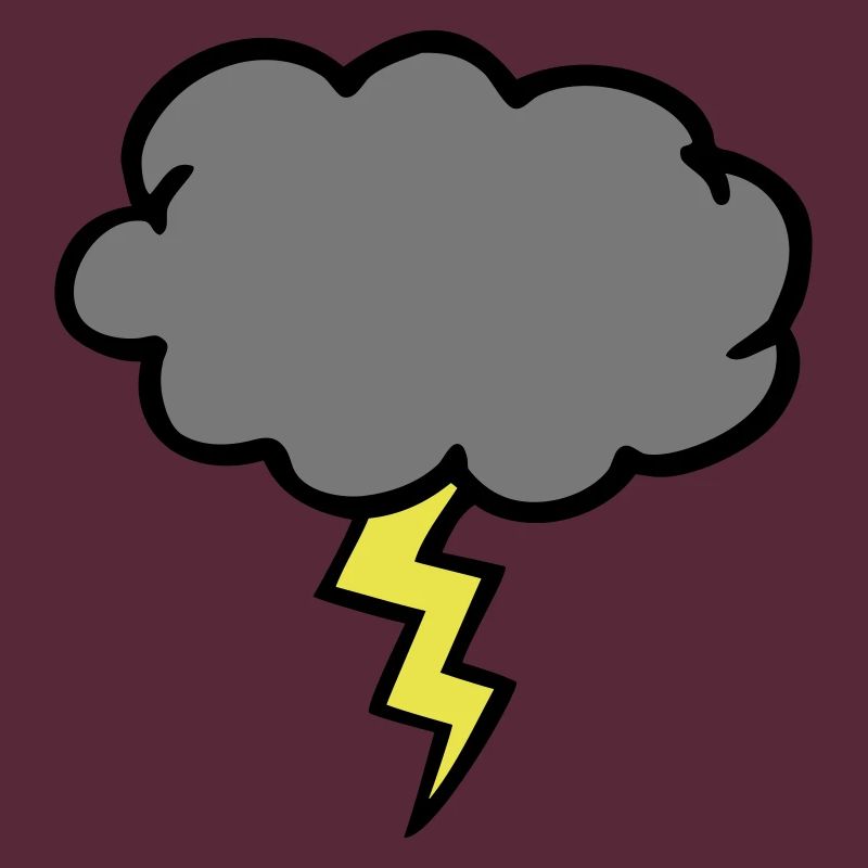 cloud thundercloud lightning thunderbolt