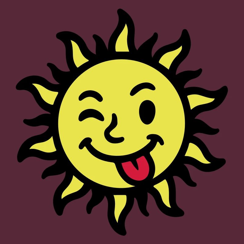 Sonne Comic Sommer