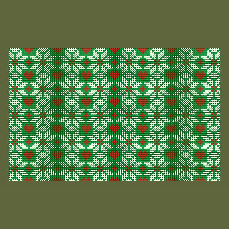 Knitted Christmas pattern