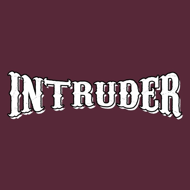 intruder hacker eindringling clan sticker computer
