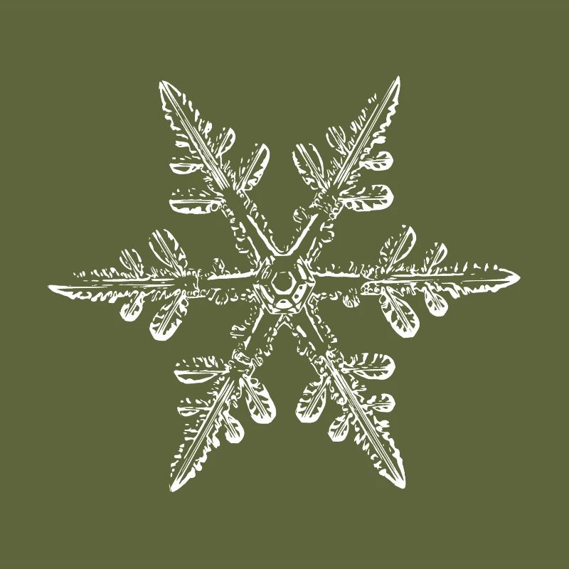 snowflake 8 white