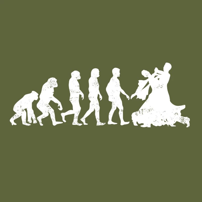 Walzer evolution tanz tanzen tänzer geschenk paar