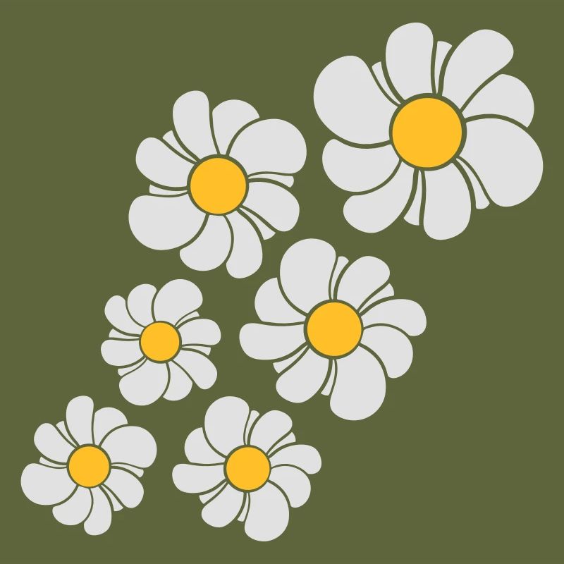 conception de modèle de fleur bleue daisy daisy be