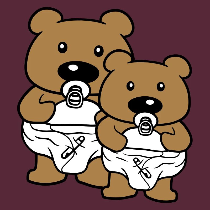 2 baer baby brueder freunde team paar teddy schnul