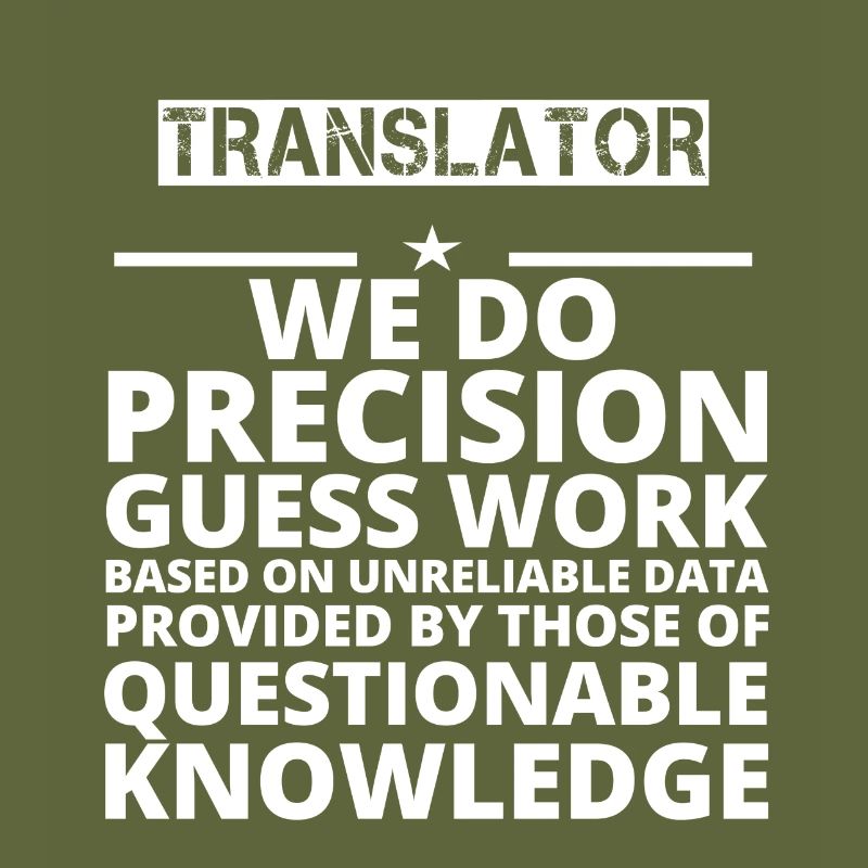 gift problem job precision TRANSLATOR